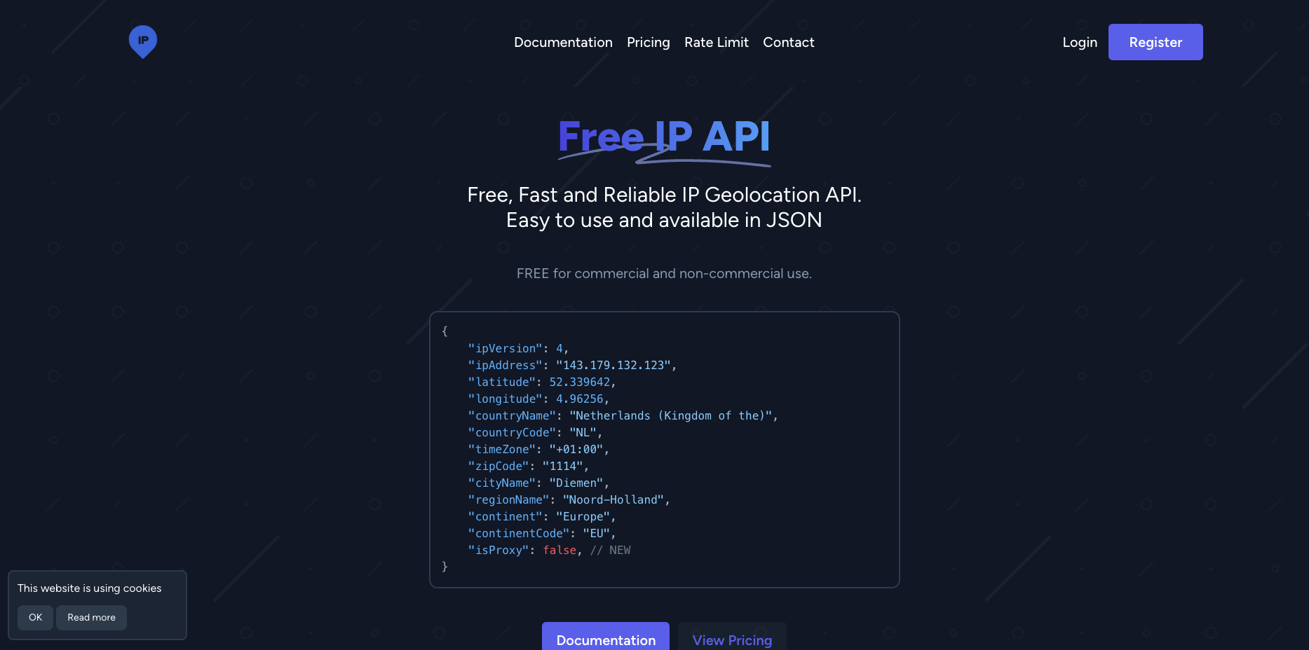 Free IP API Image