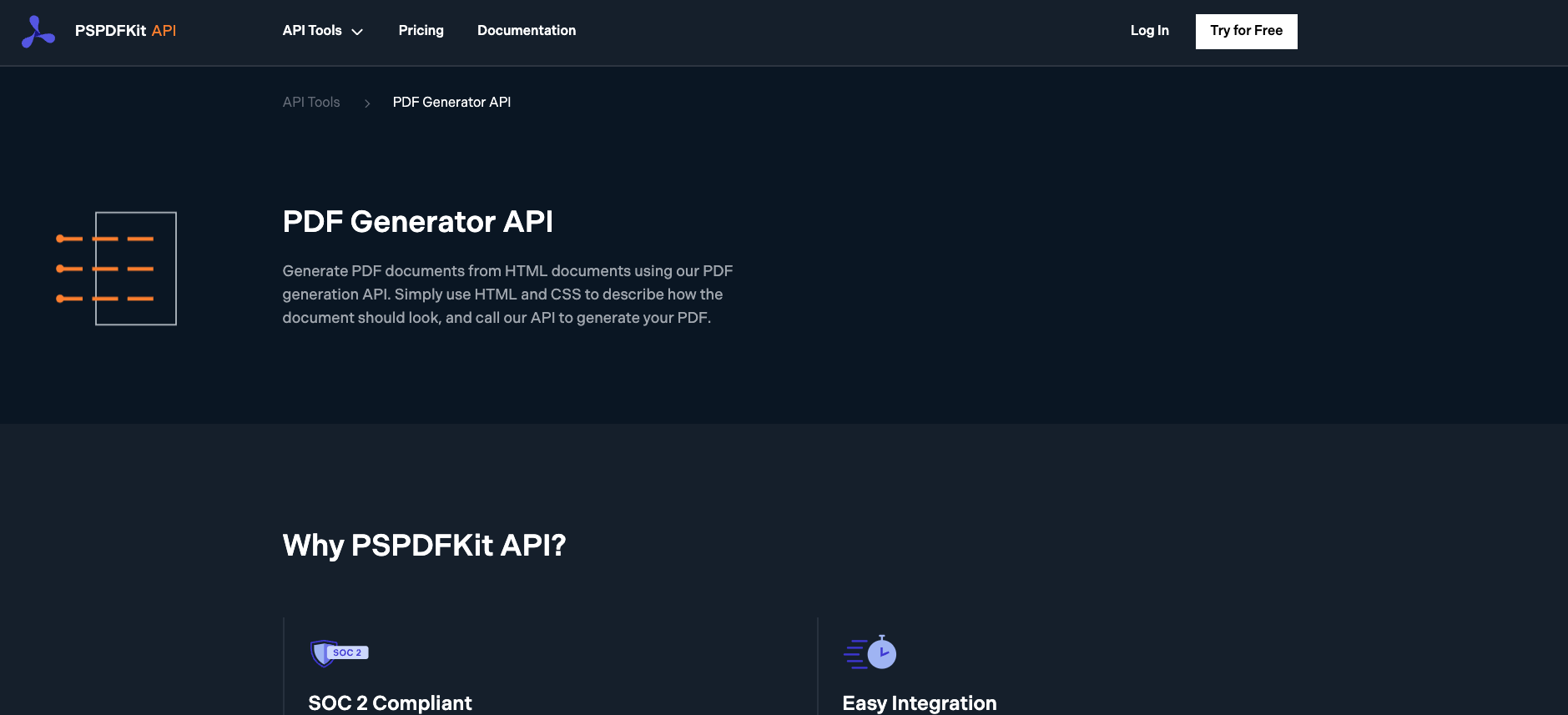 PDF Generator API Image