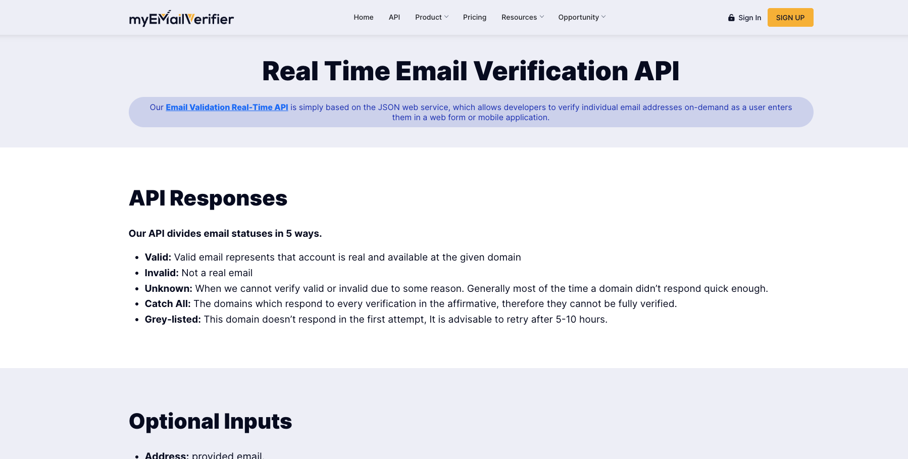 Email Verification API Image