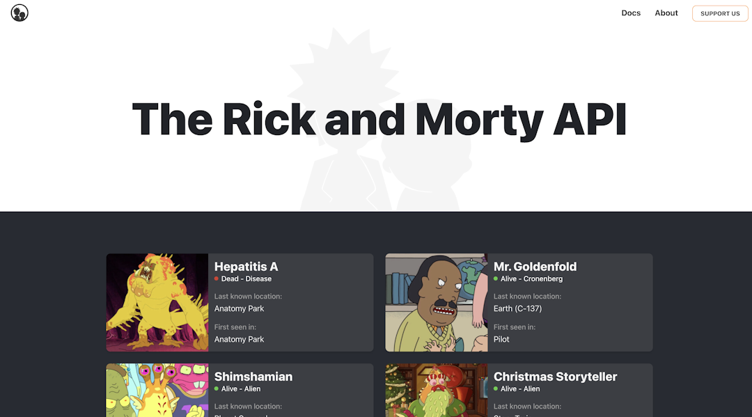 Rick and Morty API Image